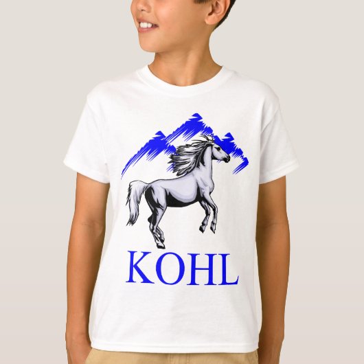 Kohl Colt Logo_Color en Text T-shirt (Voorkant)
