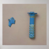 Kohl-kolf en inktfragment van de palmkolom poster (Voorkant)