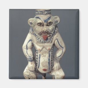 Kohl Pot, met de afbeelding van de Egyptische huis Magneet