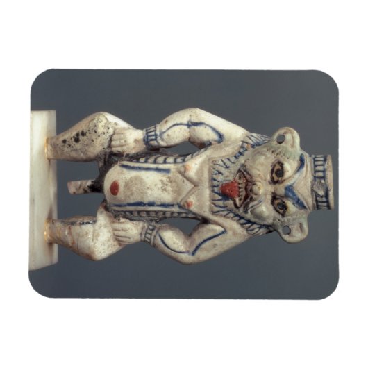 Kohl Pot, met de afbeelding van de Egyptische huis Magneet (Horizontaal)