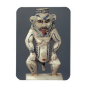 Kohl Pot, met de afbeelding van de Egyptische huis Magneet (Verticaal)