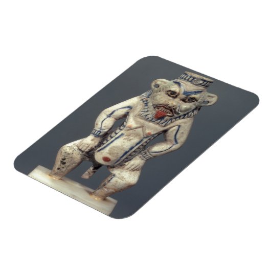 Kohl Pot, met de afbeelding van de Egyptische huis Magneet (Linkerzijde)