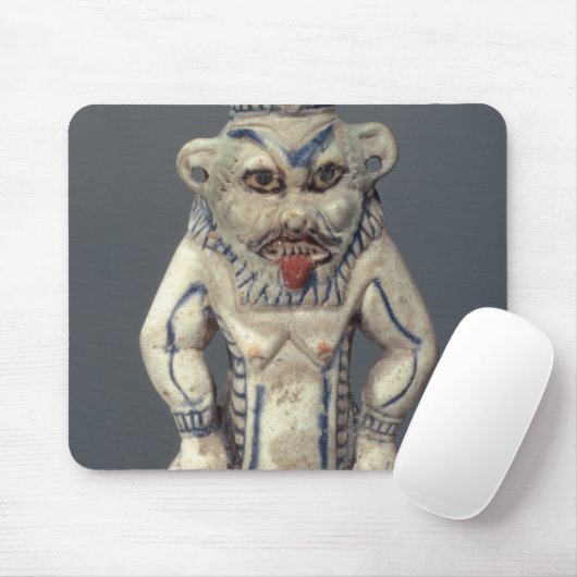 Kohl Pot, met de afbeelding van de Egyptische huis Muismat (Met muis)