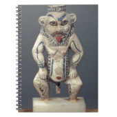 Kohl Pot, met de afbeelding van de Egyptische huis Notitieboek (Voorkant)