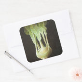 Kohl Rabi 2012 Vierkante Sticker (Envelop)