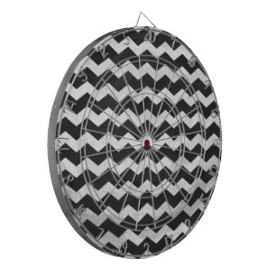 Kohl Zwarte Chevron Patroon Dartbord