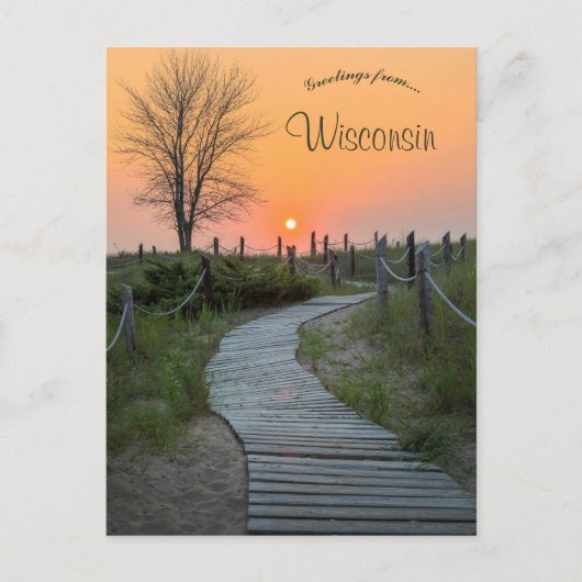 Kohler-Andrae State Park Sheboygan Wisconsin Briefkaart (Voorkant)