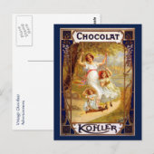  Kohler Chocolat Advertisement Briefkaart (Voorkant / Achterkant)
