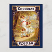  Kohler Chocolat Advertisement Briefkaart (Voorkant)