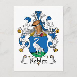 Kohler Family Crest Briefkaart