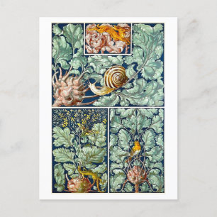 Kohlrabi als Decoratief Object Briefkaart