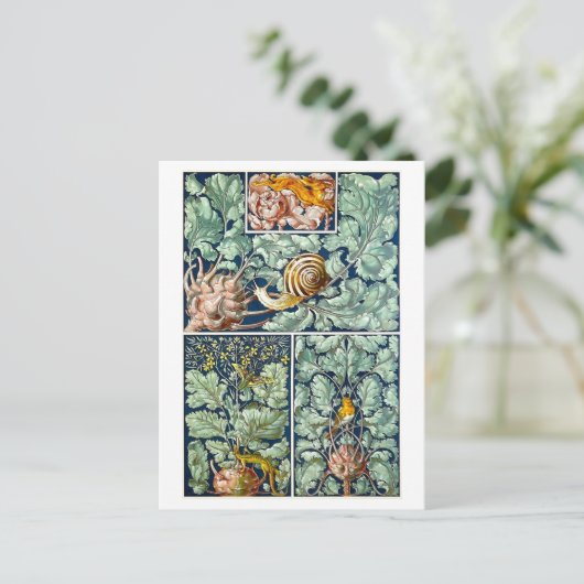 Kohlrabi als Decoratief Object Briefkaart (Staand voorkant)