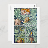 Kohlrabi als Decoratief Object Briefkaart (Voorkant / Achterkant)