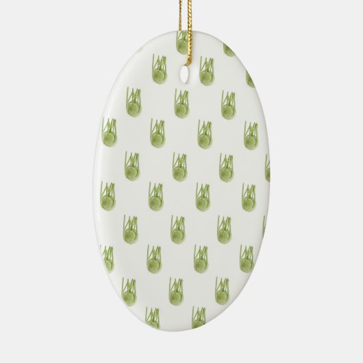 Kohlrabi wallpaper keramisch ornament (Rechts)