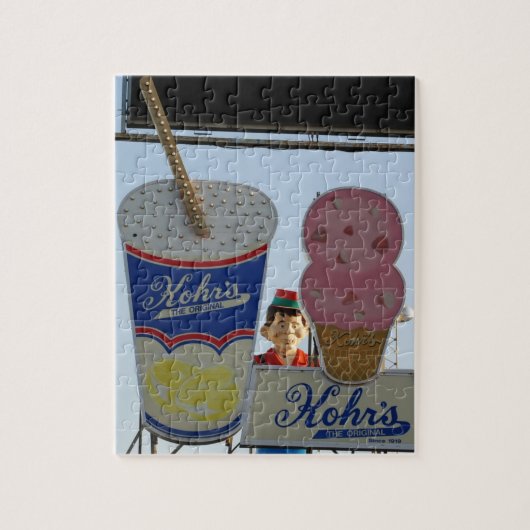 Kohr's Casino Pier Seaside Heights Jersey Shore Legpuzzel (Verticaal)