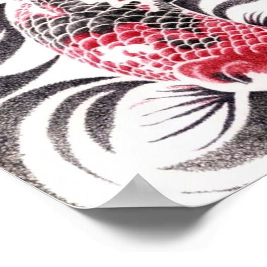 koi02poster16.5by11mirror2 poster (Hoek)