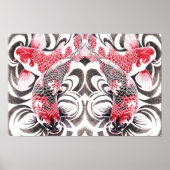 koi02poster16.5by11mirror2 poster (Voorkant)