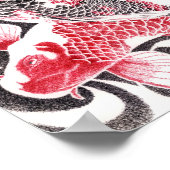 koi2poster15by22mirror4 poster (Hoek)