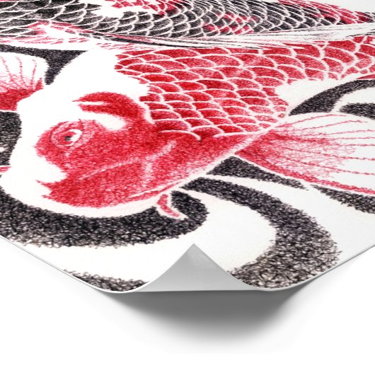 koi2poster15by22mirror4 poster (Hoek)