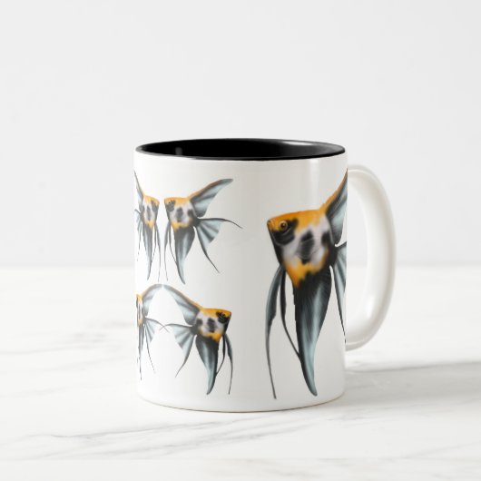 Koi Angelfish Mok (Voorkant rechts)