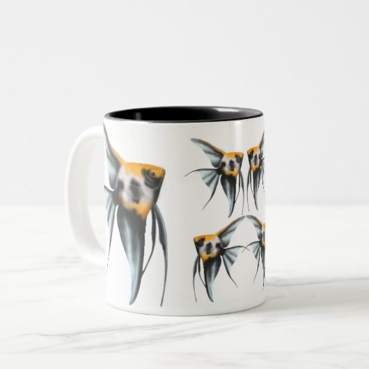 Koi Angelfish Mok (Voorkant links)