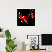 Koi - Archief Kunstprint Poster (Thuiskantoor)