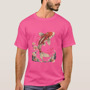 Koi Aziatische Karper Japanse Koi Karper Vis Nishi T-shirt
