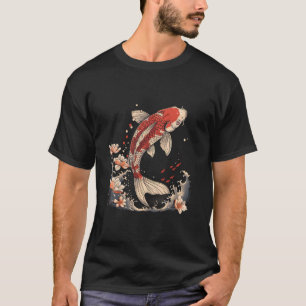 Koi Aziatische Karper Japanse Koi Karper Vis Nishi T-shirt