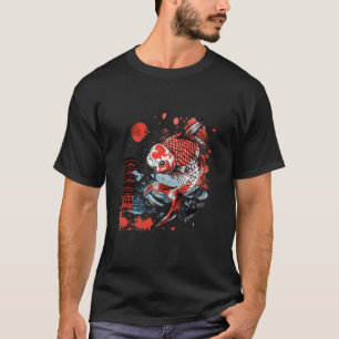 Koi Aziatische Karper Koi Vis Japanse Vijver Liefh T-shirt