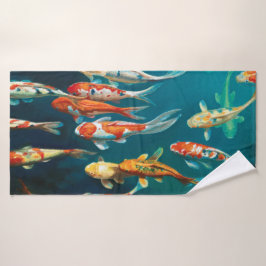 Koi Ballet - Badhanddoek