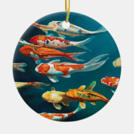 Koi Ballet - Keramisch Ornament