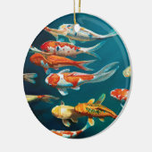 Koi Ballet - Keramisch Ornament (Links)