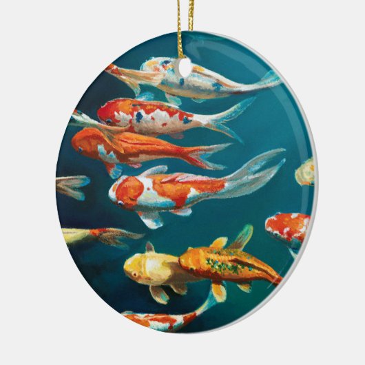 Koi Ballet - Keramisch Ornament (Links)