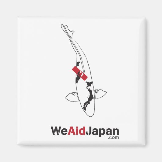 Koi Bandaid Magnet 鯉バンドエイドマ グ ネ ッ ト (Voorkant)