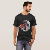 Koi Betta Vis - Digitale Illustratie T-shirt (Voorkant volledig)