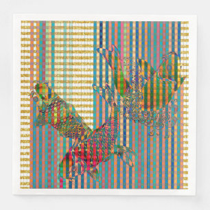 Koi-binnenpapier servetten