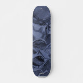 Koi (blauw) persoonlijk skateboard (Voorkant)