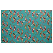 koi blauwgroen stof (Yard (91,4 cm))