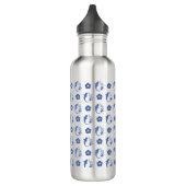 "Koi Blossom Crest: Serene Blue Edition" Waterfles (Links)