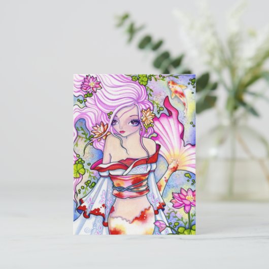 Koi - Briefkaart (Staand voorkant)