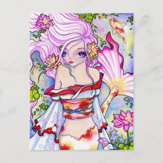 Koi - Briefkaart (Voorkant)