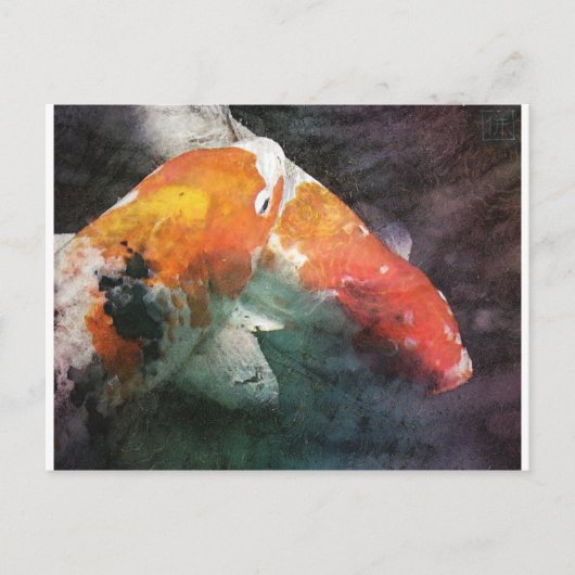 Koi Briefkaart (Voorkant)