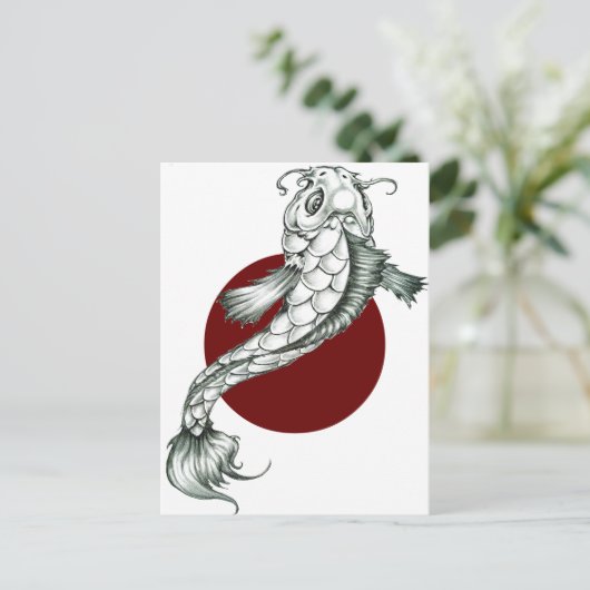 Koi Briefkaart (Staand voorkant)