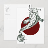 Koi Briefkaart (Voorkant / Achterkant)