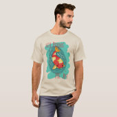 Koi Bring Me Joy Fun Fish Love Slogan T-shirt (Voorkant volledig)