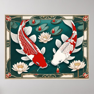 Koi Carp Archival Print