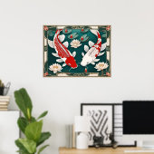 Koi Carp Archival Print (Thuiskantoor)