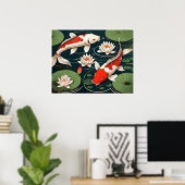 Koi Carp Archival Print (Thuiskantoor)