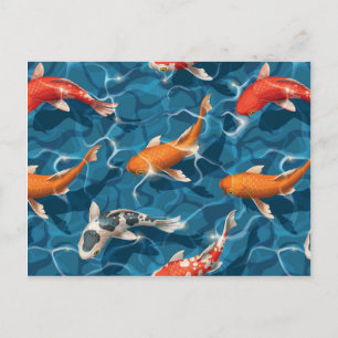 Koi Carp briefkaart
