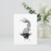 Koi Carp Briefkaart (Staand voorkant)